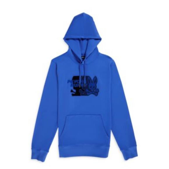 Psycho Bunny Other - Psycho Bunny Kona Logo Graphic Popover Hoodie - XL